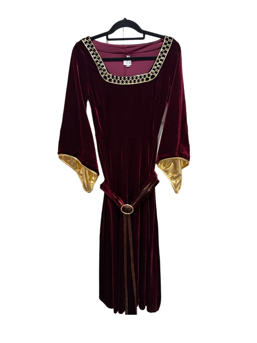 Disney Tangled Mother Gothel Renaissance Velvet Dress